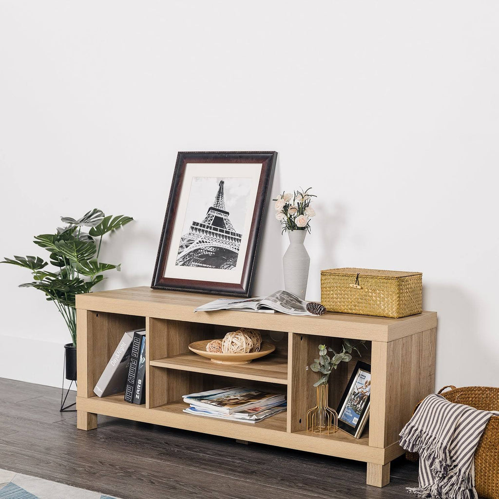 Mid Century Modern Wood Storage Cabinet with Shelves M714