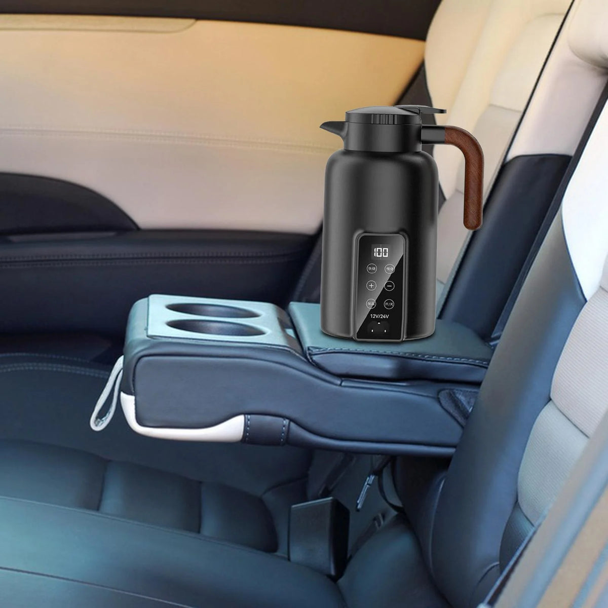 Black Car Heating Cup Q629