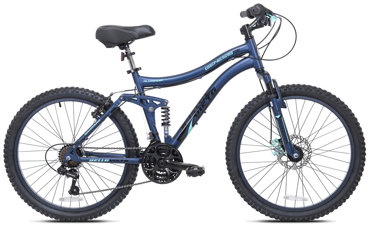 Blue Full Suspension Mountain Bike T445990