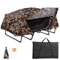Camouflage Double Tent Cot with Rain Fly Bag L67288