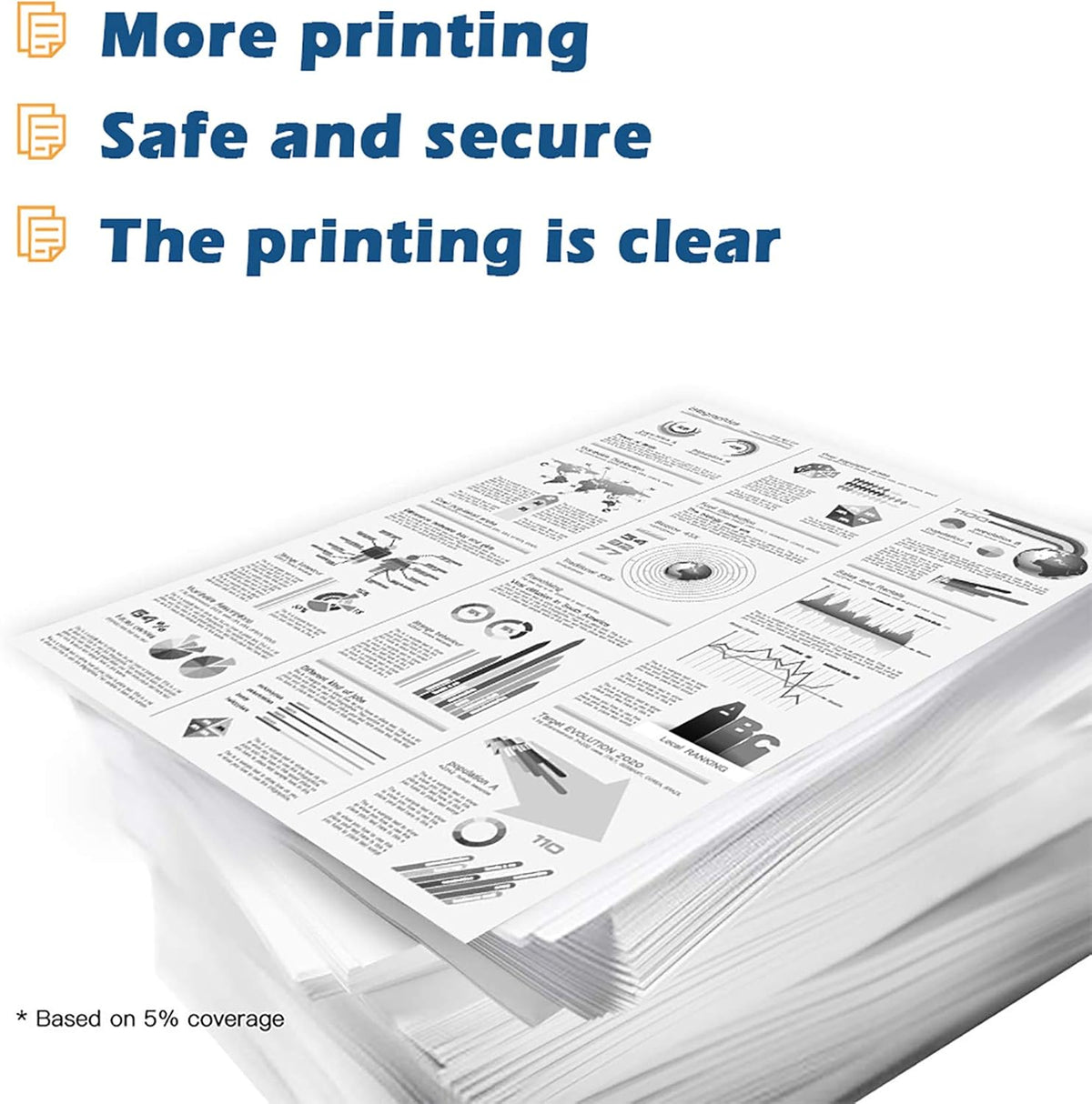 3 Pack Black Toner Cartridge for HP P2055dn Printer Z719988