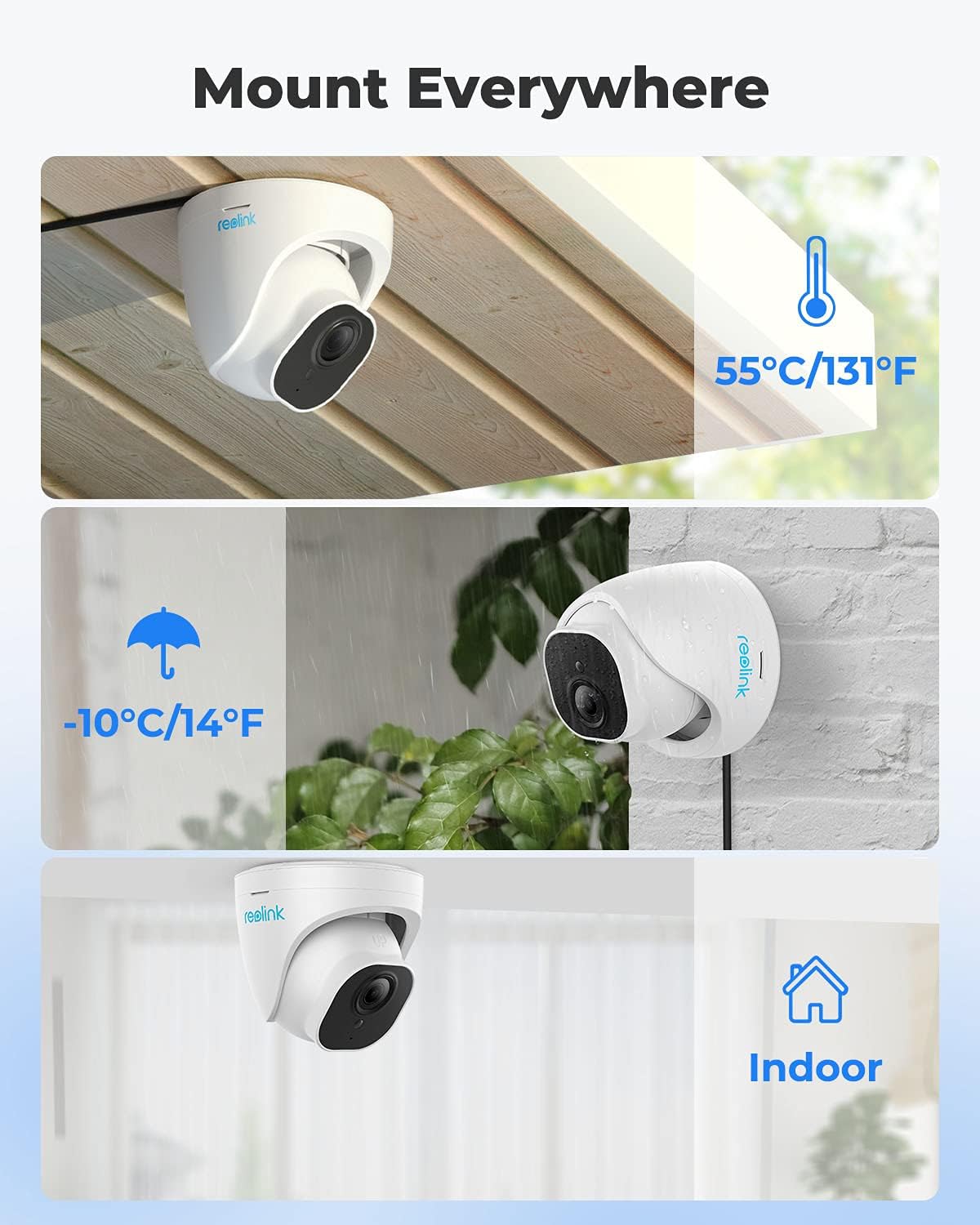 5MP PoE Dome Security Cameras (Pack of 2) C5383
