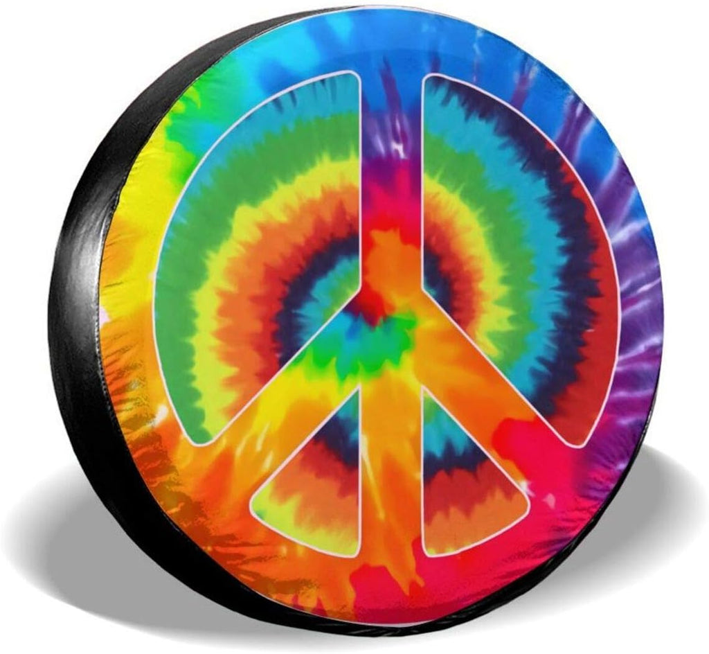 Peace Sign Waterproof Wheel Tire Covers Pack of 2 G677841