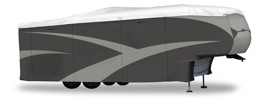 Gray/White Olefin Fifth Wheel Trailer Cover 40' 1" - 43' S67771