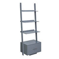 Ladder Bookcase Cherry W9536