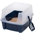 Open Top Cat Litter Box with Shield and Scoop K957