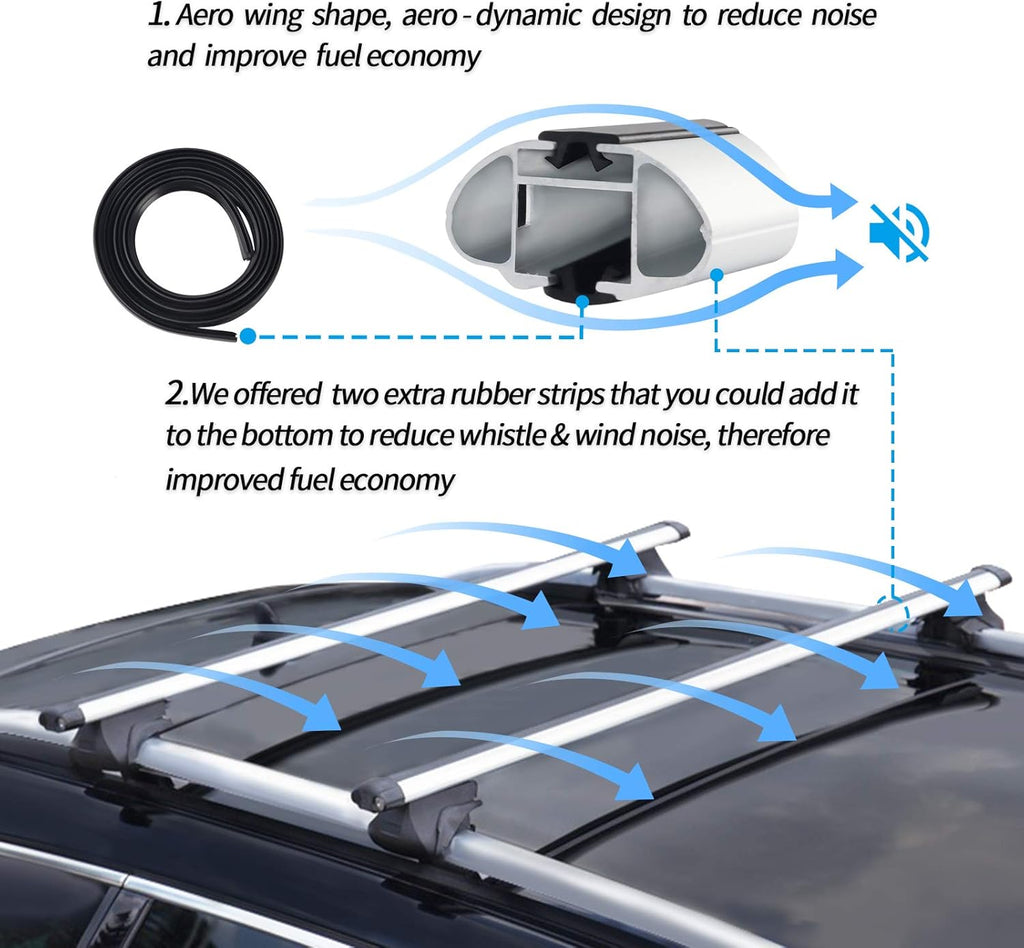 54'' Cross Bars Roof Racks Pack of 2 W6189
