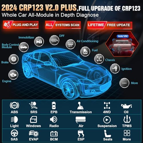 OBD2 Scanner Engine ABS SRS Transmission Diagnostic Scan Tool U73248