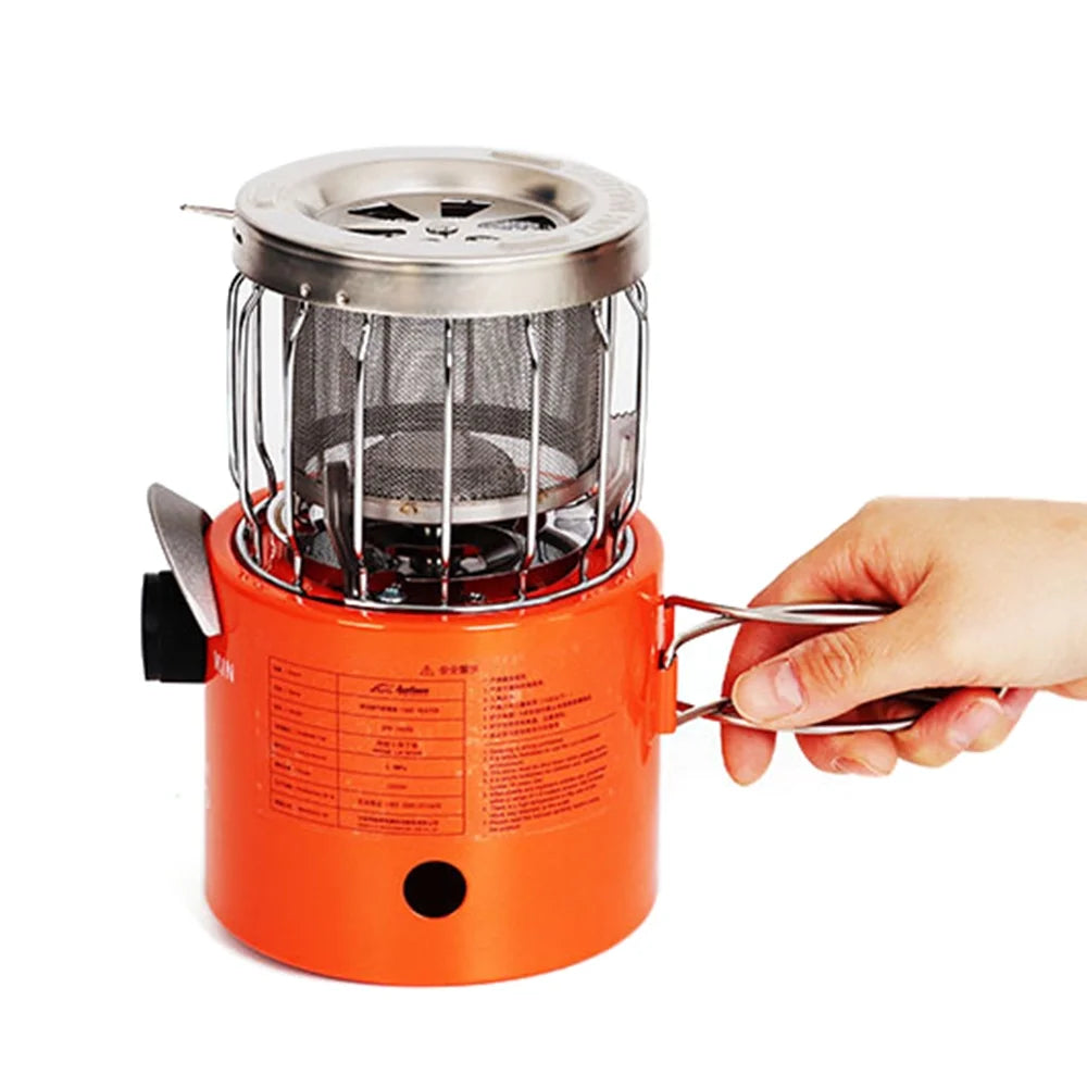 Compact 2000W Gas-Powered Heater & Stove J4913