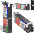 Video Game Disc Rack Tower Storage Holder Stand with Controller Holder Q327