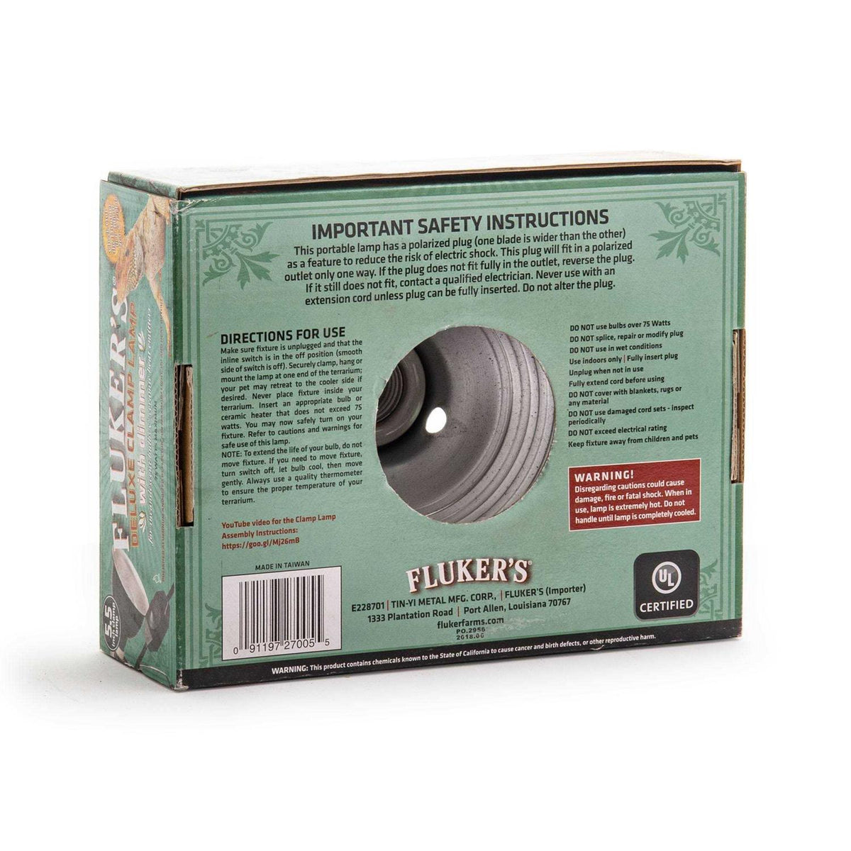 Clamp Lamp with Dimmer P390020