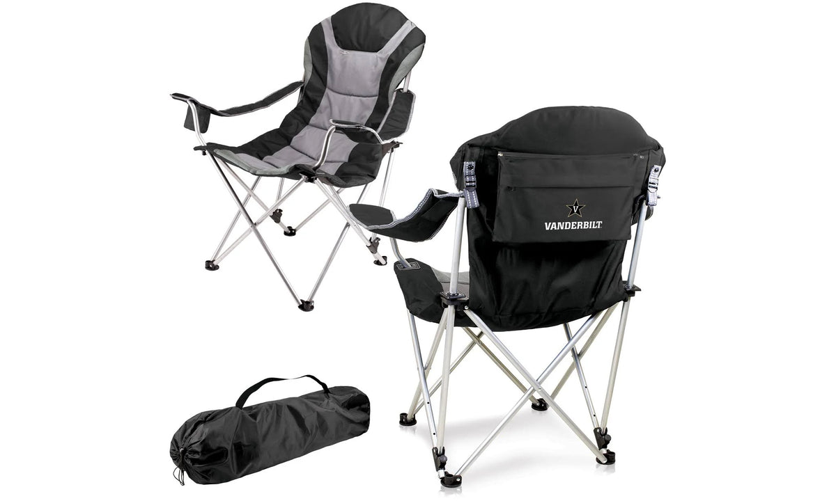 Black Reclining Camp Chair H840718