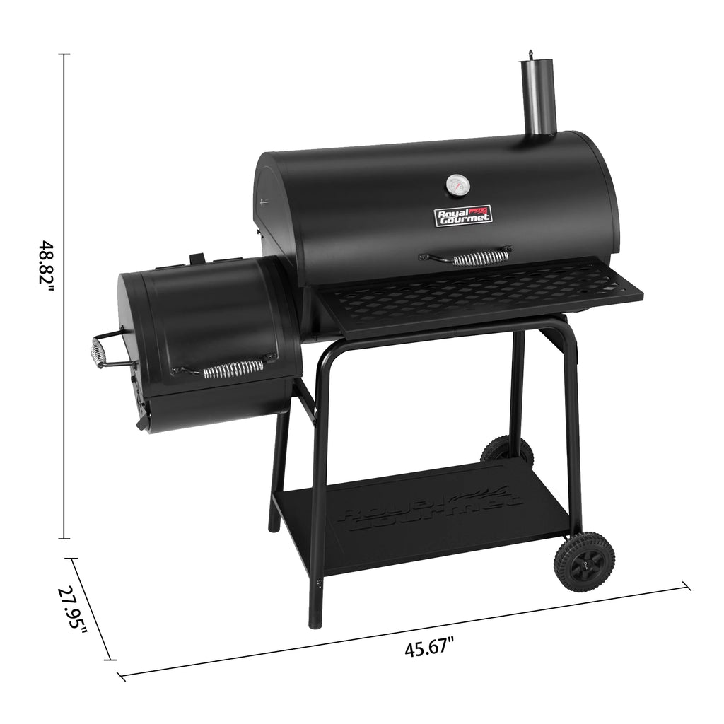 Charcoal Grill with Offset Smoker N671951