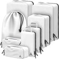 8 Set Compression Packing Cubes Travel Q855481