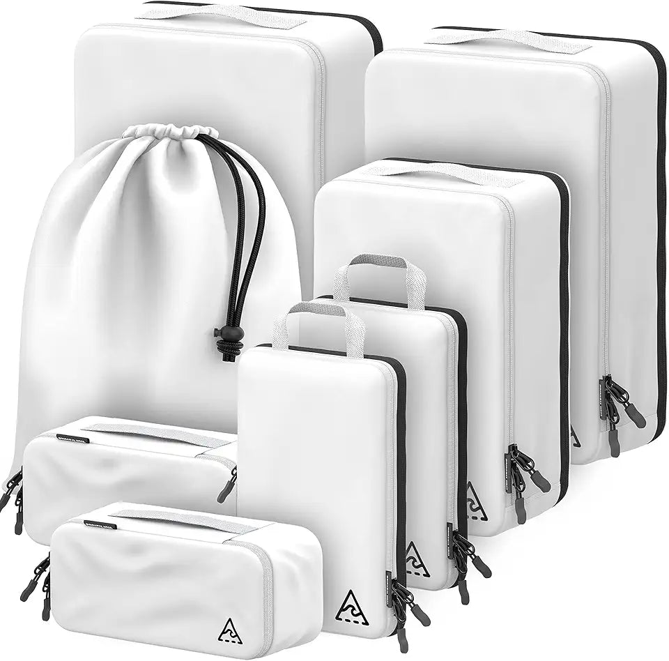 8 Set Compression Packing Cubes Travel Q855481
