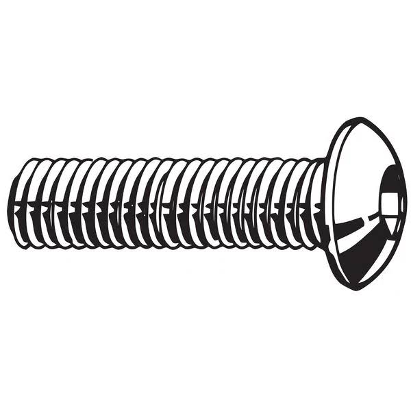 M8-1.25 x 20mm Steel Button Head Screw Z187