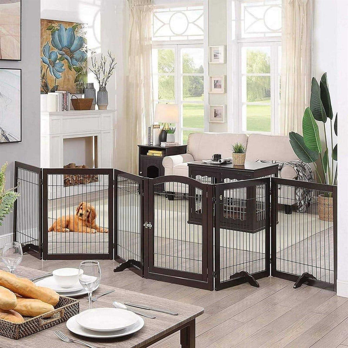 Freestanding Pet Playpen R35350