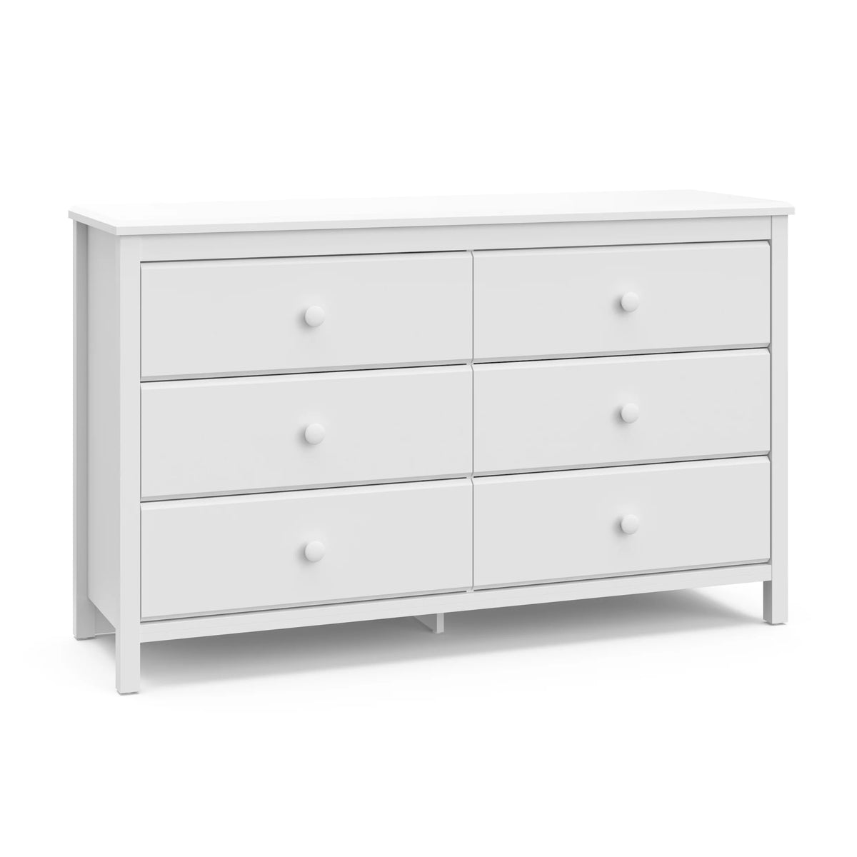 White 6 Drawer Kids Double Dresser G327692