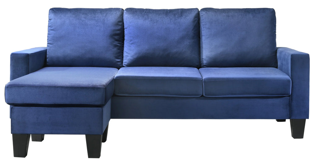 Navy Blue Sofa Chaise K811