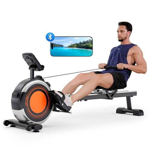Magnetic Rowing Machine 350 LBS with LCD Monitor Z63798