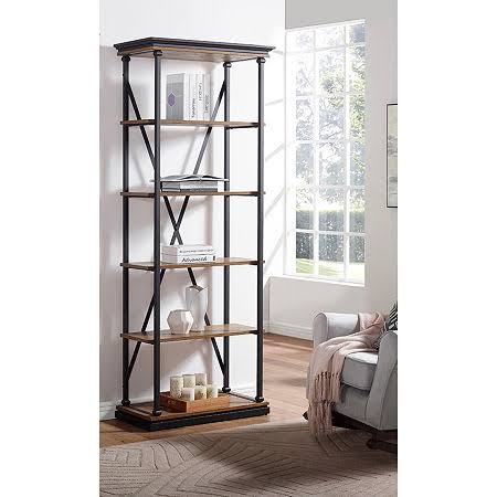 Brown 5-Shelf Bookcase I2703