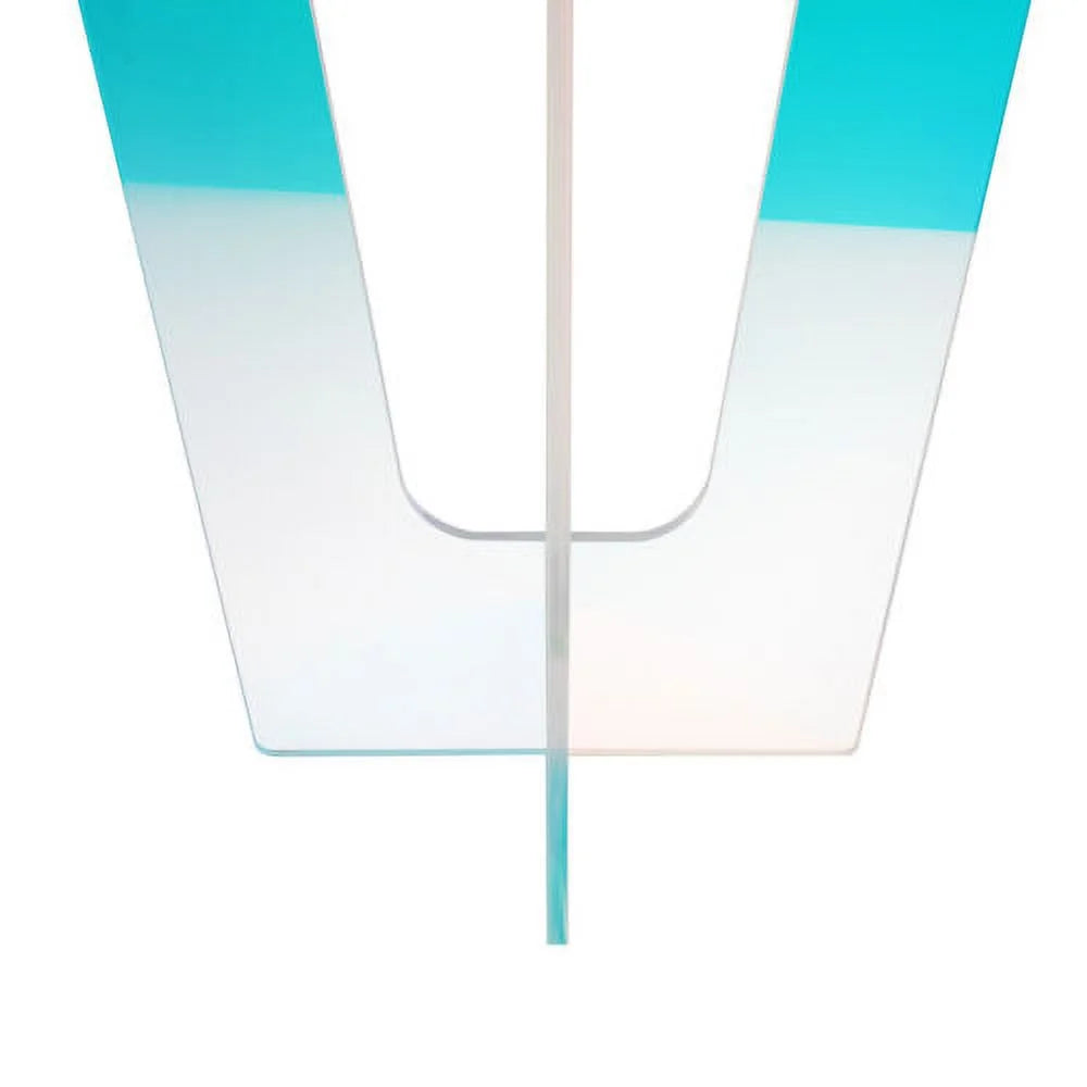 Iridescent Acrylic Round Coffee End Table A6871
