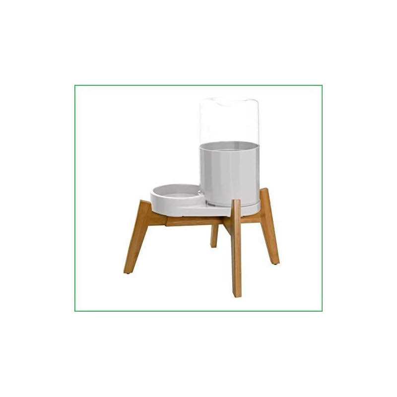 Dog Water and Food Dispensers Stand W998