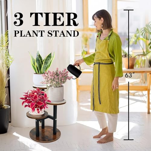 3-Tier Wooden Plant Stand R147