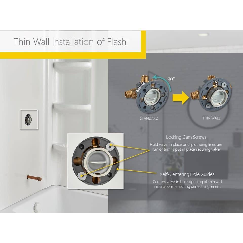 Tub and Shower Trim Package Polished Chrome W20229
