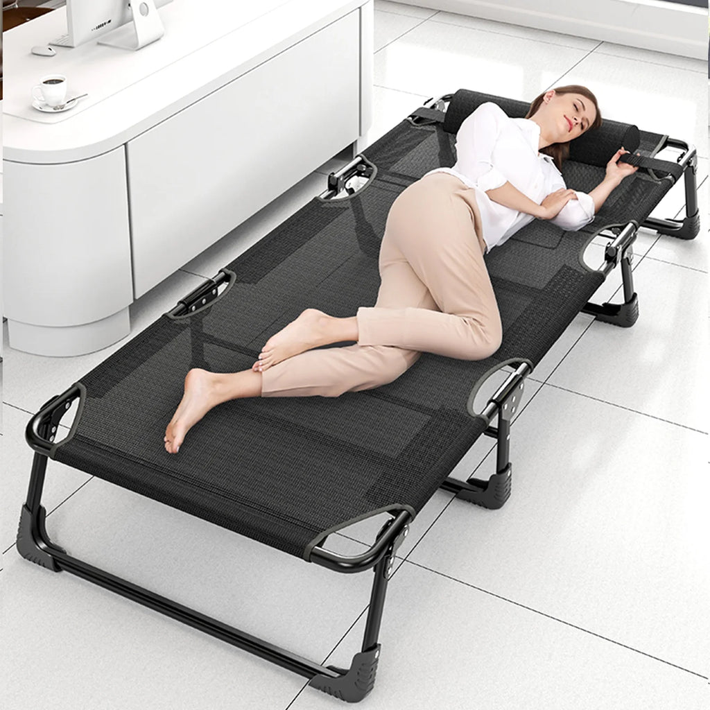 Folding Camping Cot with Pillow and Mattress C41467