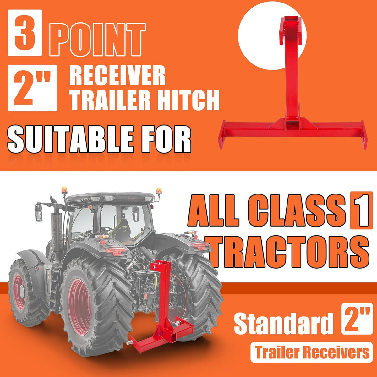 Red Towing Hitch Y15032