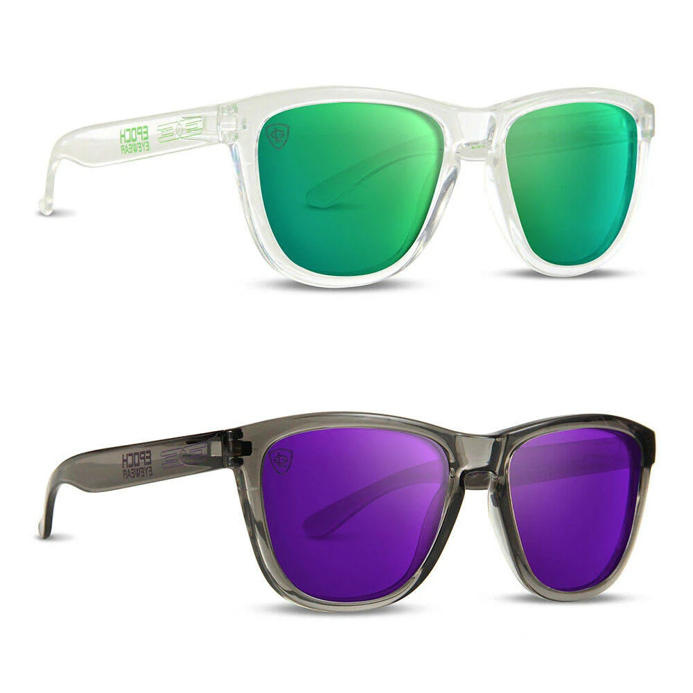 Glasses 1 Clear with Green Lens 1 Grey with Purple Lens Y2474