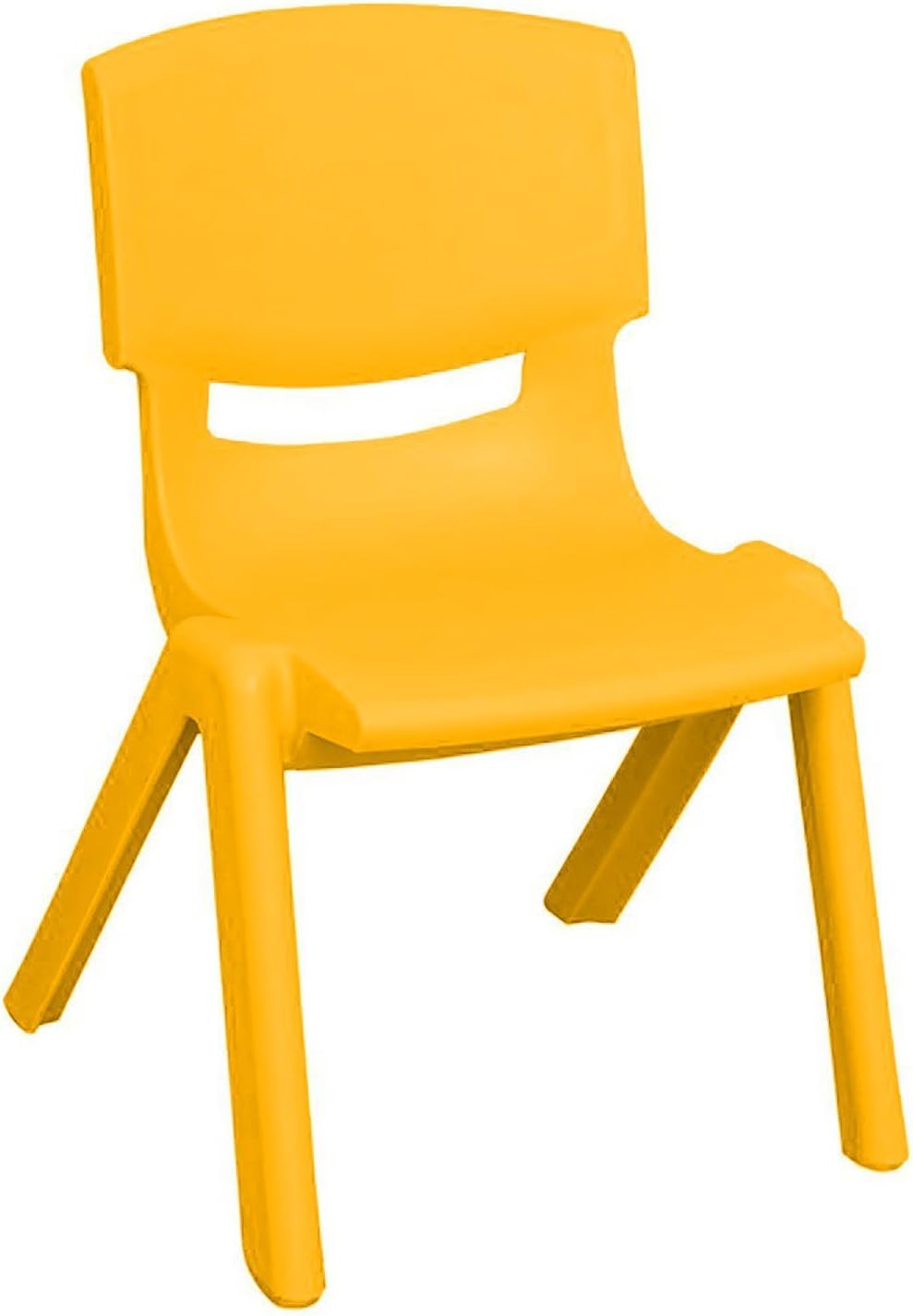Stackable Plastic Kids Learning Chairs, 20.8x12.5 Inches, 2 Pack V560598