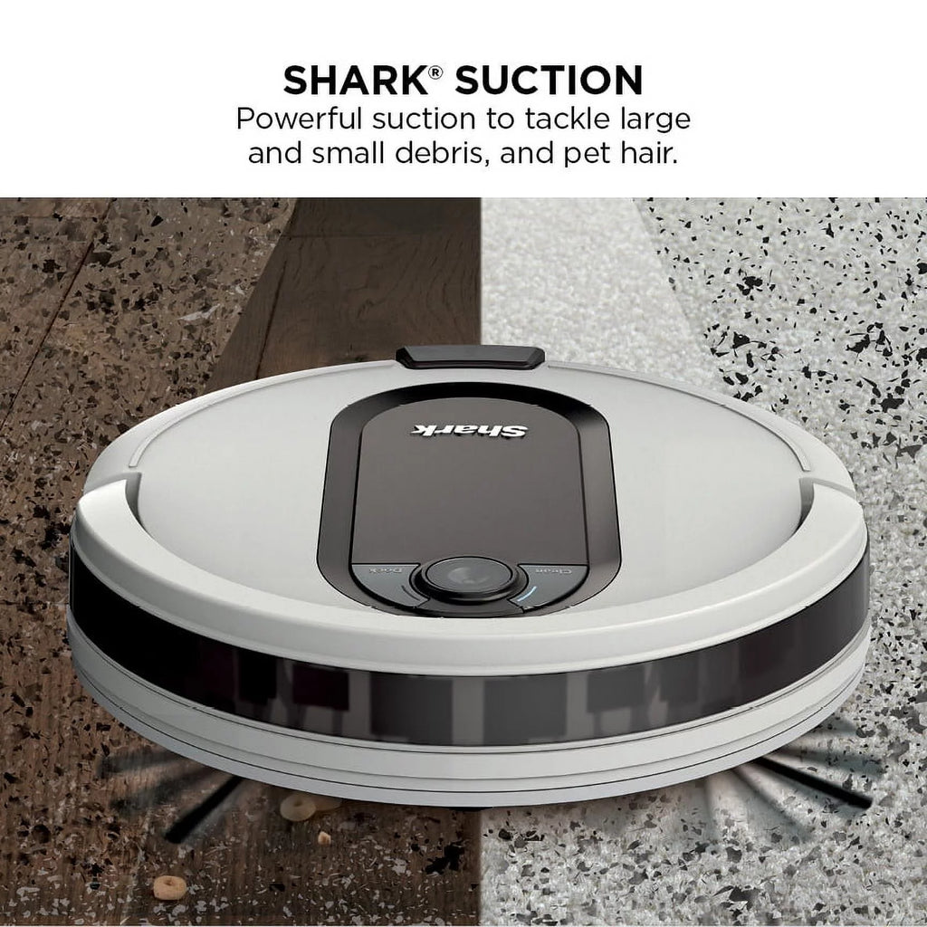 White Robot Vacuum with Self-Empty Base L802