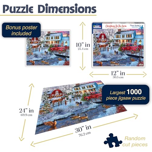 1000 Piece Jigsaw Puzzle 24"x30" V769