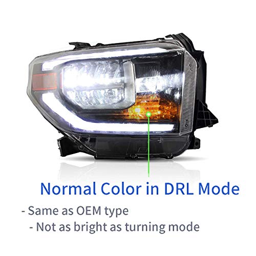 LED Headlights for Toyota Tundra 2014-2021 with Sequential Turn Signals C3774