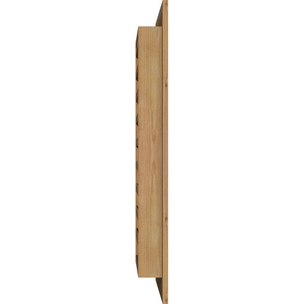 Vertical Gable Vent Unfinished Functional Rough N481