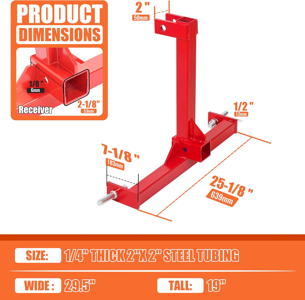Red Towing Hitch Y15032