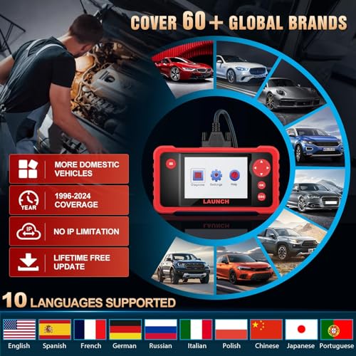 OBD2 Scanner Engine ABS SRS Transmission Diagnostic Scan Tool U73248