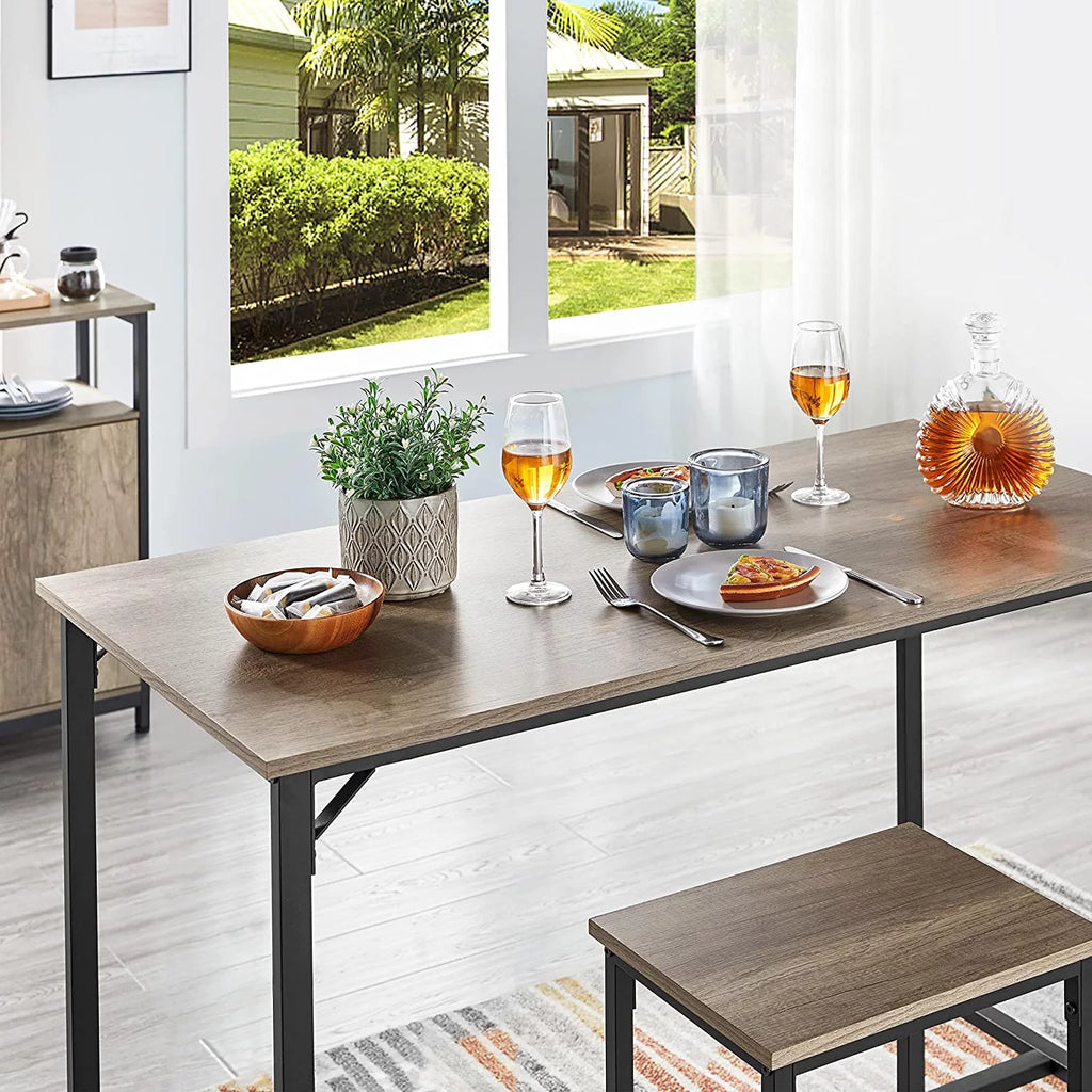 3 Piece Bar Table Set with 2 Bar Stools I417