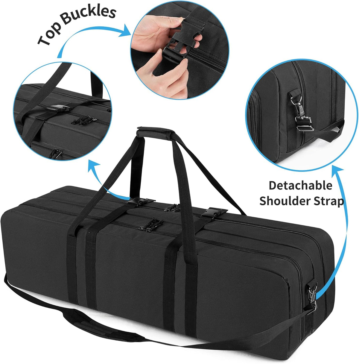 Double-Layer Padded Telescope Case with Accessories Bag K86216