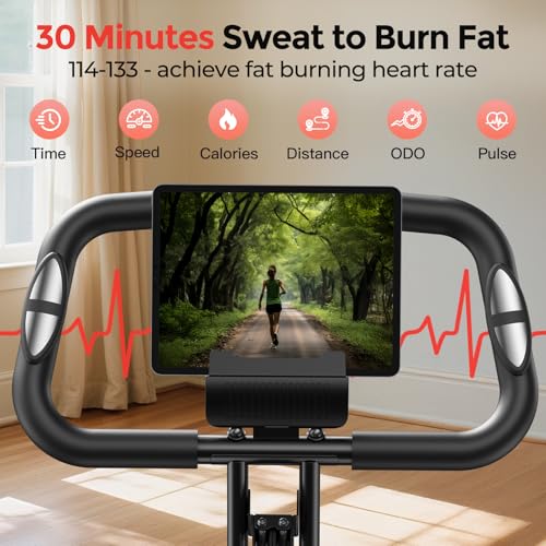 5 IN 1 Folding Exercise Bike with 6.6 LBS Flywheel Y4585