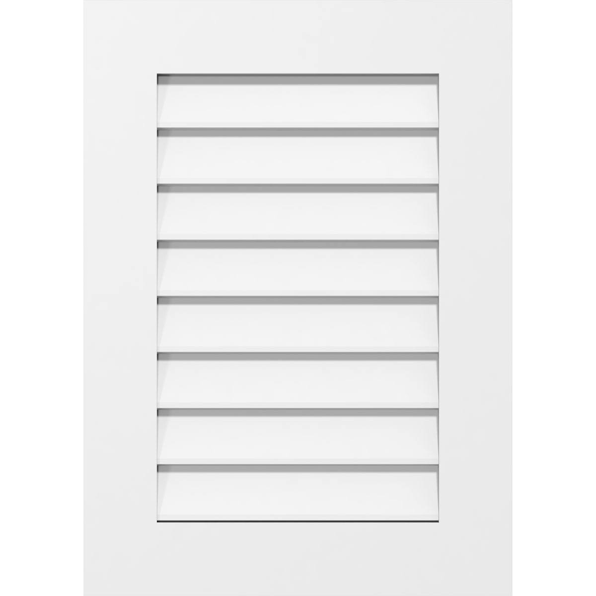 Vertical Surface Mount PVC Gable Vent H843463