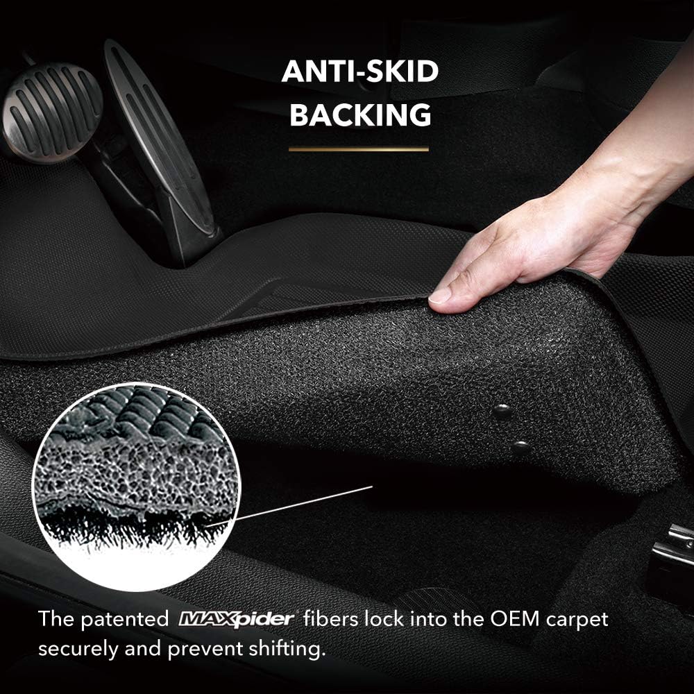 All-Weather Floor Mats 1st 2nd & 3rd Row Black G98013