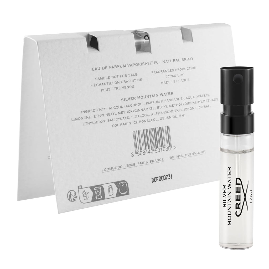 6 Cologne Samples, 0.05 oz Each U6324
