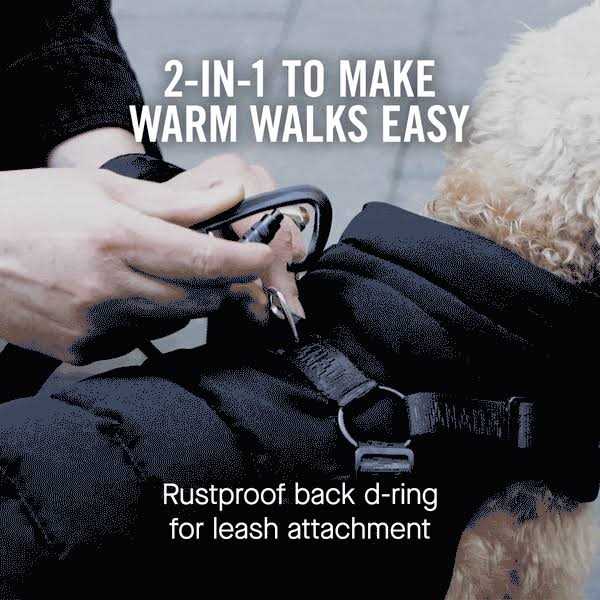 Black Harness Puffer D573822