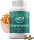 Organic Cordyceps Mushroom Extract Capsules, 120 Count W456