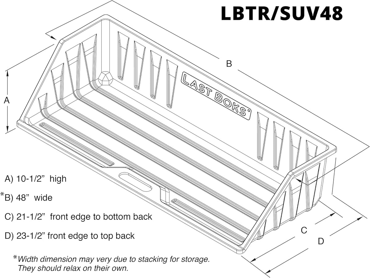 48" Cargo Box Organizer V749