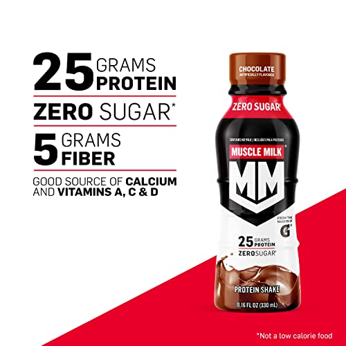 Vanilla Creme Protein Shake, 11.16 Fl Oz, 12 Pack, 25g Protein, Zero Sugar M740471