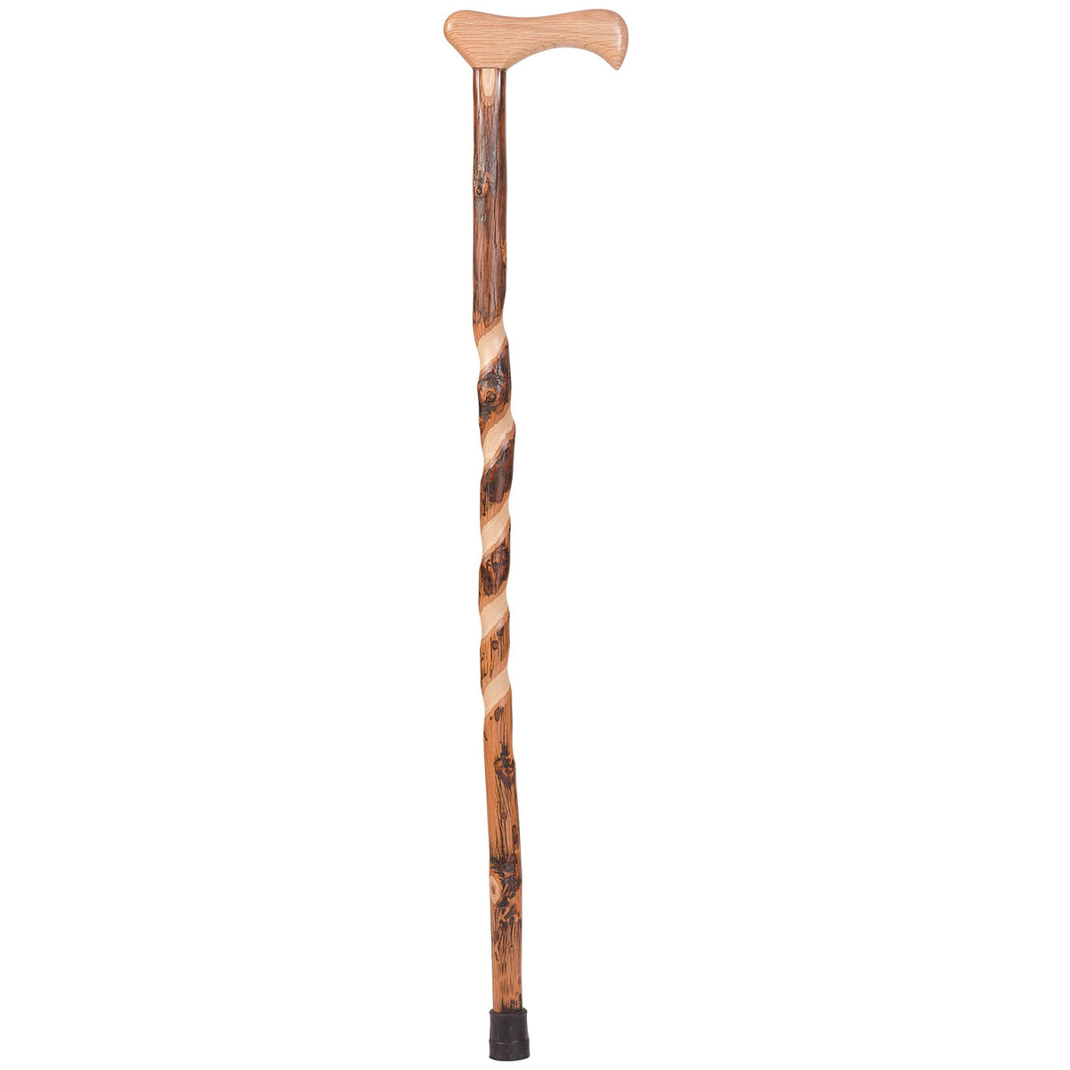 37x22 Twisted Hickory Walking Cane W923